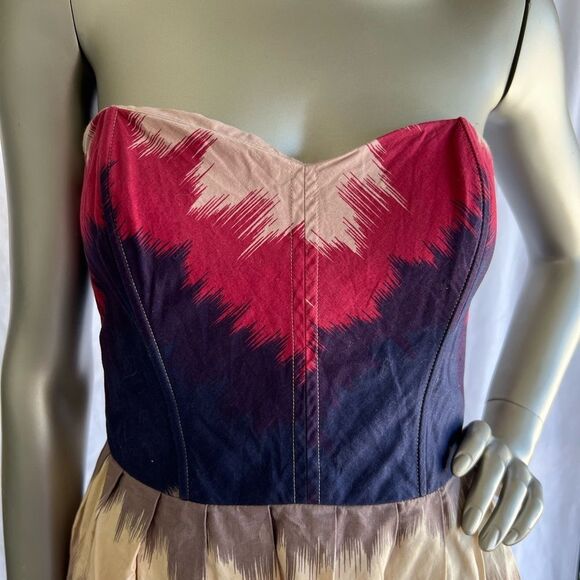 COREY LYNN CALTER Anthropologie strapless jewel-tone dress, size 4 - Picture 3 of 10